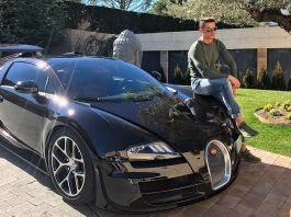 Охоронець Кріштіану Роналду розбив його Bugatti Veyron